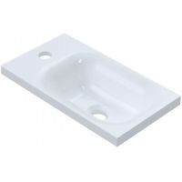 Ruvetti Misti umywalka 40x22 cm prostokątna meblowa biała DOL_MI4022