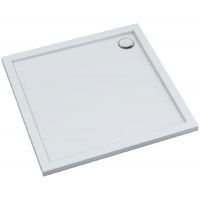 Schedline Estima brodzik kwadratowy 80x80 cm kompozyt Stonicryl biały 3SP.E2K-8080