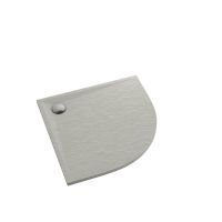 Schedline Libra Cement Stone brodzik półokrągły 80x80 cm cement 3SP.L1O-8080/CT/ST