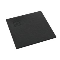 Schedline Protos Black Stone brodzik 90x90 cm kwadratowy czarny kamień 3SP.P1K-9090/C/ST-M1/C/ST