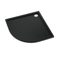 Schedline Sharper Black Mat brodzik półokrągły 80x80 cm czarny 3S.S1O-8080/C/MG