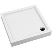 Schedpol Competia brodzik 90x90 cm kwadratowy biały 3.0161