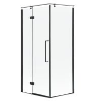 Sea-Horse Creative kabina prysznicowa 100x80 cm prostokątna czarny mat/szkło przezroczyste BKP248T08/10KL