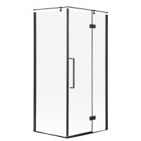 Sea-Horse Creative kabina prysznicowa 120x90 cm prostokątna czarny mat/szkło przezroczyste BKP248T09/12KP