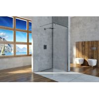 Sea-Horse Creative ścianka prysznicowa 90 cm chrom połysk/szkło przezroczyste BKP256T09