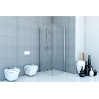 Sea-Horse Fresh Line kabina prysznicowa 80x80 cm kwadratowa chrom połysk/szkło przezroczyste BKP2591TP