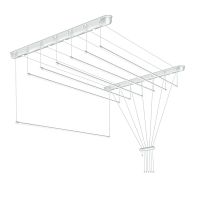 Sepio suszarka na pranie 7x180 cm sufitowa biała 10SUSSUF1807P