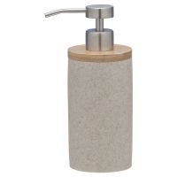 Sealskin Grace dozownik do mydła 350 ml stojący piaskowy/bambus 361910265