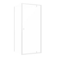 Sealskin Contour kabina prysznicowa 90x90 cm kwadratowa biały mat/szkło przezroczyste CD180906025100