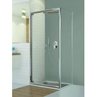 Sanplast TX drzwi prysznicowe 70 cm składane srebrny połysk/szkło przezroczyste 600-271-1200-38-401