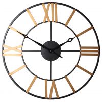 Splendid Best zegar ścienny czarny-złoty AZ-BEST