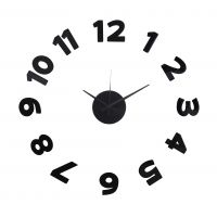 Splendid Sticker matte zegar ścienny czarny AZ-STICKER-MATTE-CZA