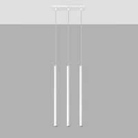 Sollux Lighting Pastelo lampa wisząca 3x40W biała SL.0466