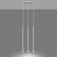 Sollux Lighting Pastelo lampa wisząca 3x40W biała SL.0466