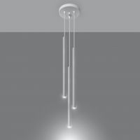 Sollux Lighting Pastelo lampa wisząca 3x40W biała SL.0467