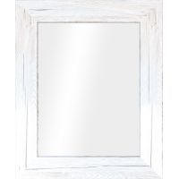 Styler Jyvaskyla lustro prostokątne 60x86 cm rama białe drewno mat LU-01215