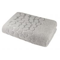 Texpol Gobi ręcznik łazienkowy 30x50 cm bawełna 480 g srebrny