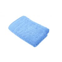 Texpol Skandynawski ręcznik łazienkowy 50x90 cm bawełna 500 g niebieski jasny jeans