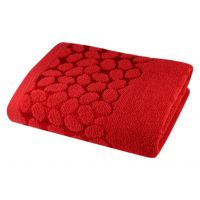 Texpol Gobi ręcznik łazienkowy 50x90 cm bawełna 480 g czerwony