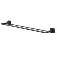 Tiger Carv drążek na ręcznik podwójny czarny 800248