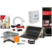 Termofol TF folia grzewcza 1 m2 140W/m2 z akcesoriami i termoregulatorem TF-H2 białym TF310.140.H2.10