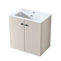 Uptrend Panarea szafka 59,6x38,2x60 cm podumywalkowa wisząca Cashmere Veil mat 005SU6005