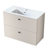 Uptrend Panarea szafka 79,6x38,2x60 cm podumywalkowa wisząca Cashmere Veil mat 005SU8002