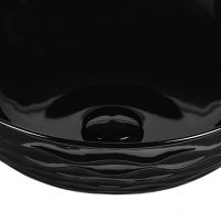 Uptrend Up-Uni korek do umywalki klik-klak ceramiczny czarny połysk F008W18