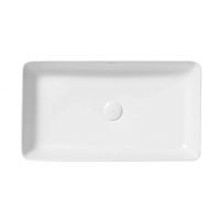 Uptrend Athena umywalka 61,5x34,5 cm prostokątna nablatowa biała TR41206U20