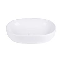 Uptrend Venus umywalka 59x41 cm nablatowa owalna biały połysk TR4916