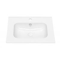 Uptrend Venta umywalka 61x47 cm meblowa/wpuszczana prostokątna biały połysk UP410-600