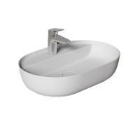 Vilarte by Dura Dream umywalka 60x40 cm owalna nablatowa biała 5840