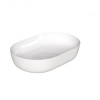 Vilarte by Dura Rose umywalka 60x40 cm owalna nablatowa biała 5841