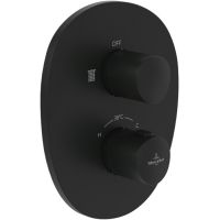 Villeroy & Boch Antao bateria prysznicowa podtynkowa czarna TVS111001000K5