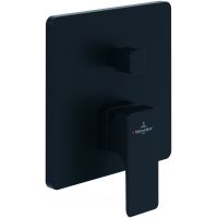 Villeroy & Boch Subway 3.0 bateria wannowo-prysznicowa podtynkowa czarny mat TVS112003000K5