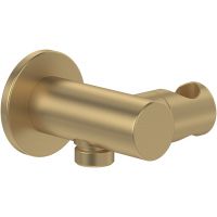 Villeroy & Boch Universal Showers przyłącze kątowe z uchwytem złoty szczotkowany TVC00046200076