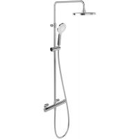 Villeroy & Boch Universal Showers zestaw prysznicowy ścienny termostatyczny z deszczownicą chrom TVS10900200061