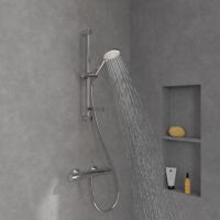Zestaw Villeroy & Boch Universal Taps & Fittings zestaw prysznicowy ścienny termostatyczny chrom (TVS00001700061, TVS10900400061)
