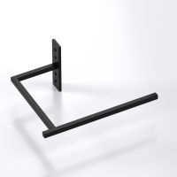 Kermi Niva N2L1 poręcz do grzejnika 24 cm czarna ZC01160018