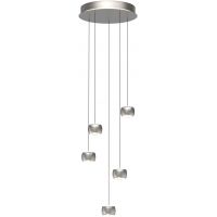 Aviano Quiberon lampa wisząca 27 W srebrna-szampan 5039-503