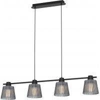 Aviano Mitica lampa wisząca 4x40 W czarna 6219-0410