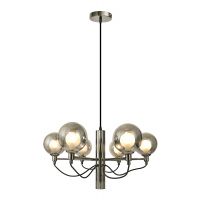 Aviano Classico lampa wisząca 6x3 W czarna-chrom 6221-0610