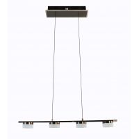 Aviano Cassis lampa wisząca 24 W czarna-chrom 7066-502