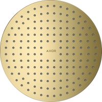 Axor ShowerSolutions deszczownica 25 cm okrągła sufitowa mosiądz szczotkowany 35298950