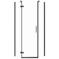 Cersanit Jota kabina prysznicowa 80x80 cm czarny mat/szkło przezroczyste S160-012