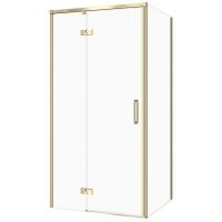 Cersanit Larga kabina prysznicowa 100x90 cm złoty mat/szkło przezroczyste S601-489