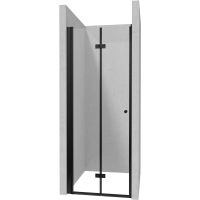 Deante Kerria Plus drzwi prysznicowe 80 cm czarny/szkło przezroczyste KTSXN42P
