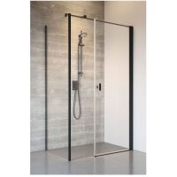Radaway Nes Black KDS I drzwi prysznicowe 120 cm prawe czarny mat/szkło przezroczyste 10023120-54-01R