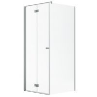 Radaway Nes Brushed Nickiel KDJ B drzwi prysznicowe 100 cm lewe nikiel szczotkowany/szkło przezroczyste 10025100-91-01L