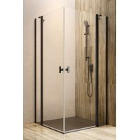 Radaway Nes Black KDD II drzwi prysznicowe 90 cm lewe czarny mat/szkło przezroczyste 10031090-54-01L